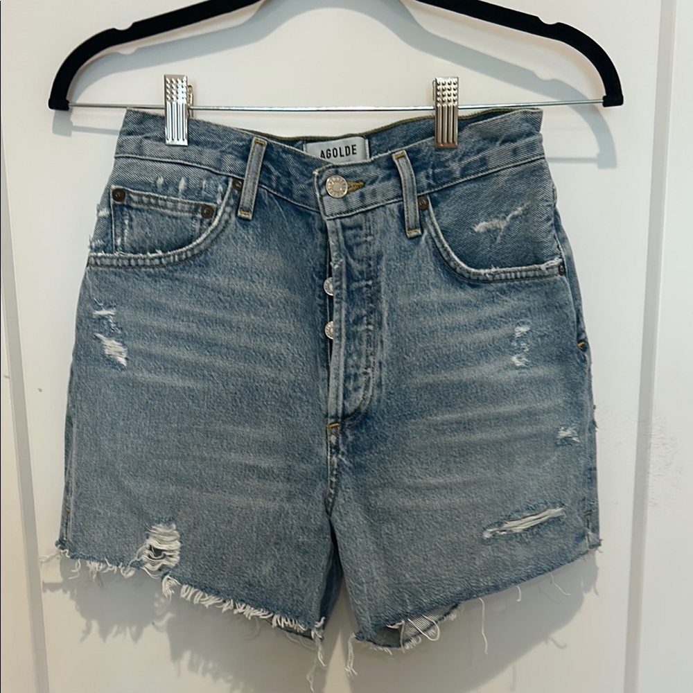 AGOLDE Women's Dee Denim Shorts size 25 NEW